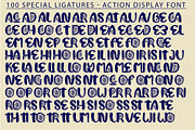 Action Display Font, a Sans Serif Font by 177Studio (Thumbnail 7 of 8)
