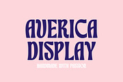 Averica Display Font, a Serif Font by Letteralle Studios (Thumbnail 1 of 12)