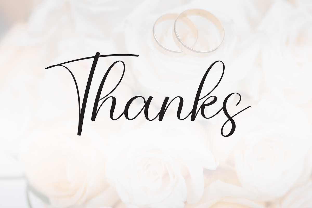 Wedding | Script Font, a Handwritten Font by Scratchones (Photo 8 of 8)