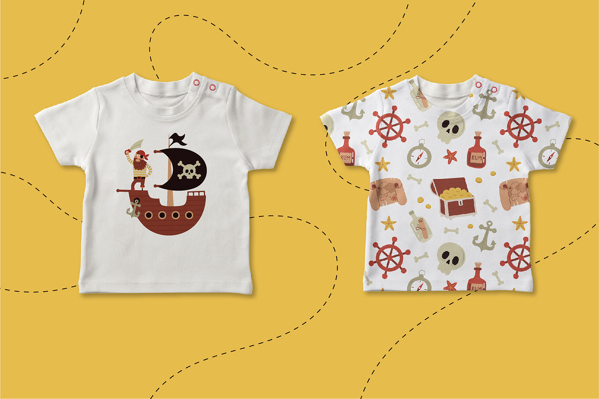Cute vector pirate collection, a Graphic by My May Art (Photo 7 of 9)