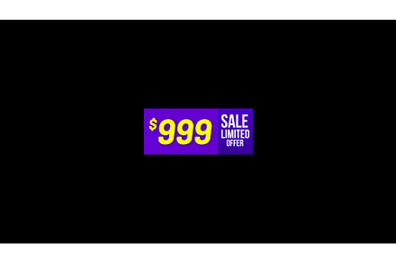 Badge Discount Stock Video Footage