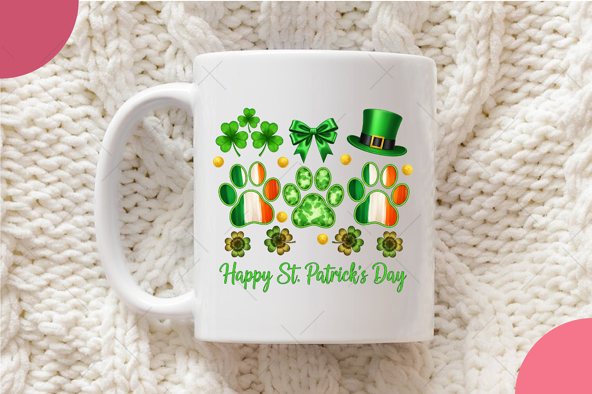 Dog St Patrick's Day Shamrock Png, an Illustration by OK Design (Photo 6 of 6)