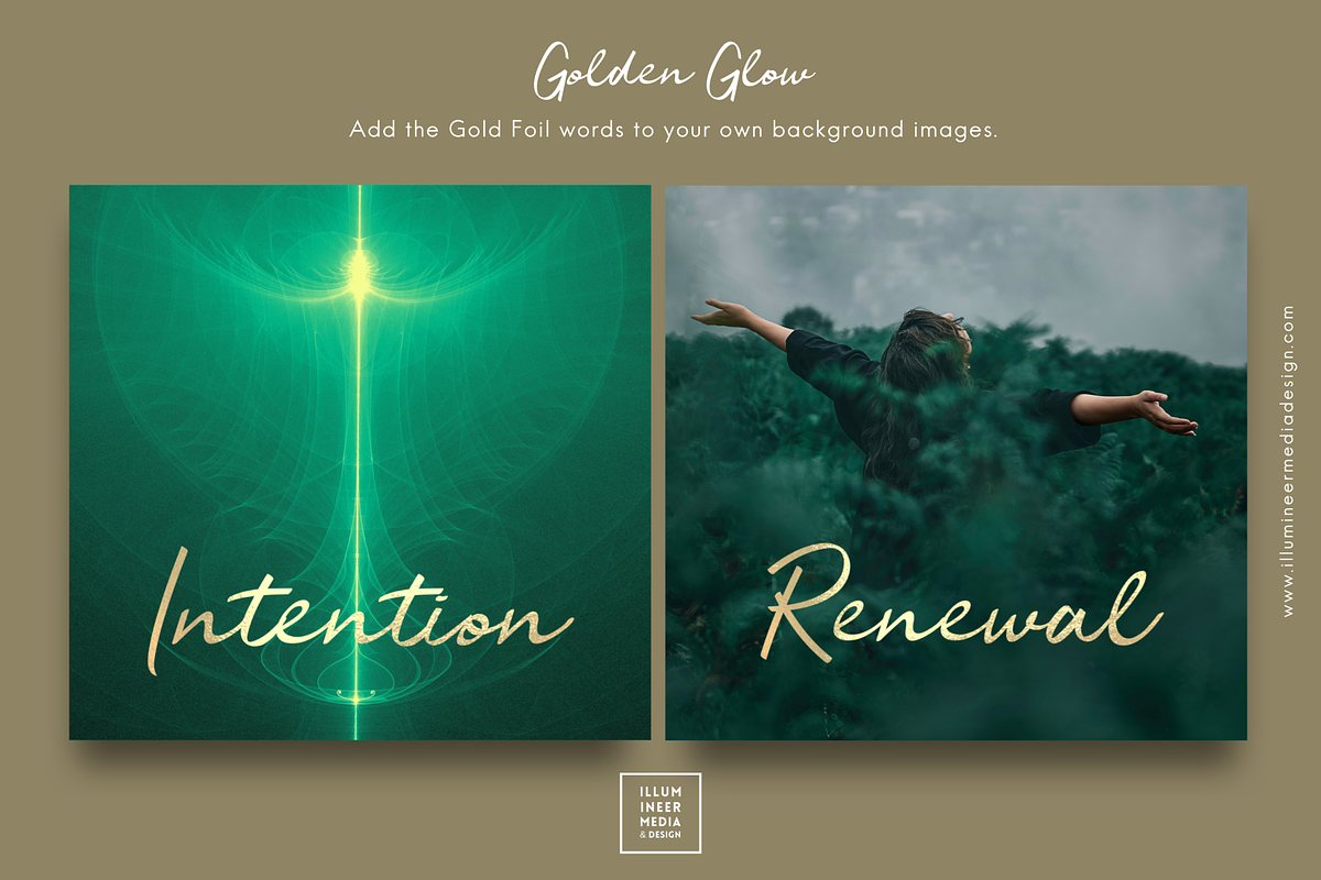 SALE! DOUBLE-EXP & GOLD WORDS SET 3, a Social Media Template by Illumineer Media & Design (Photo 3 of 5)