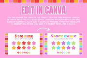 Colorful Loyalty Card Template, a Business Card Template by SunshineStudioBoutique (Thumbnail 3 of 11)