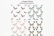 4 Boho Butterfly Seamless Patterns, a Pattern Graphic by ArtIrisArt (Thumbnail 2 of 3)