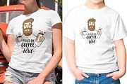 Fueled By Coffee Dad Life Design, a Person Illustration by Ghagra (Thumbnail 3 of 7)