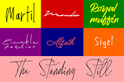 7 Handwriting Font Bundle, a Handwritten Font by Gittype (Thumbnail 5 of 12)