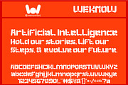 Action Movie font, a Font by weknow (Thumbnail 4 of 8)