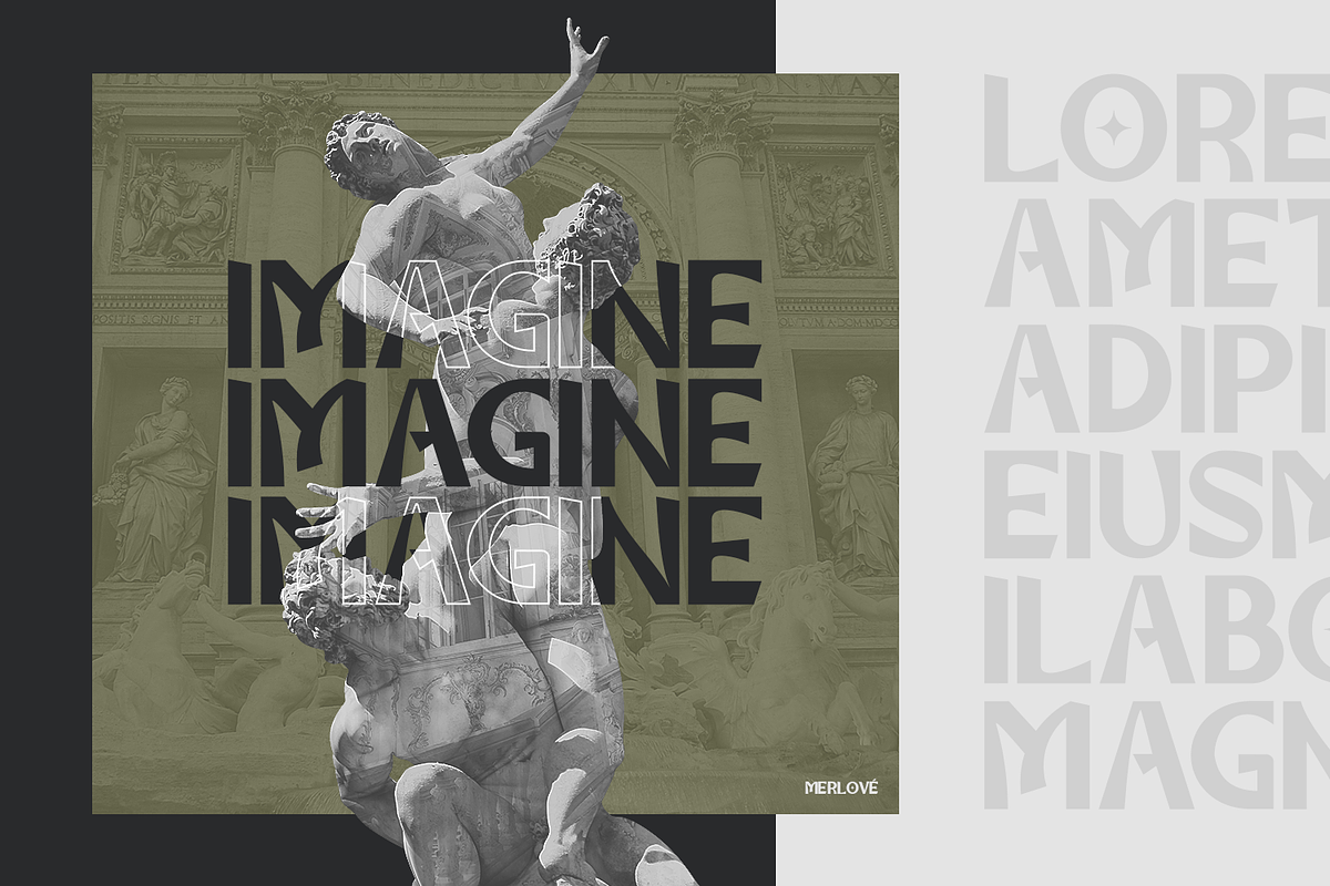 Merlove - Contemporary Display Font, a Sans Serif Font by Pixesia Studio (Photo 7 of 11)