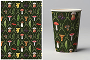Forest Mushrooms Watercolor Clipart, a Decorative Illustration by AnitaPol (Thumbnail 18 of 21)