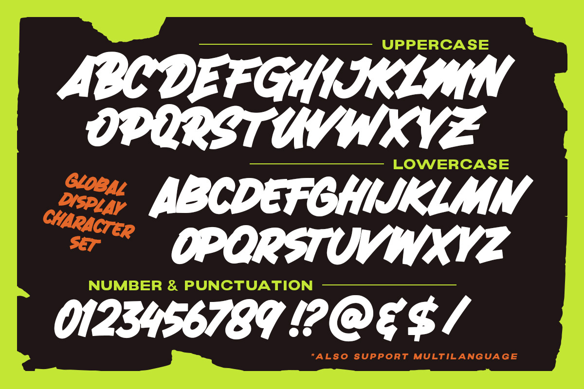 Global Street - Bold Display Font, a Font by Letterhend Studio (Photo 7 of 8)