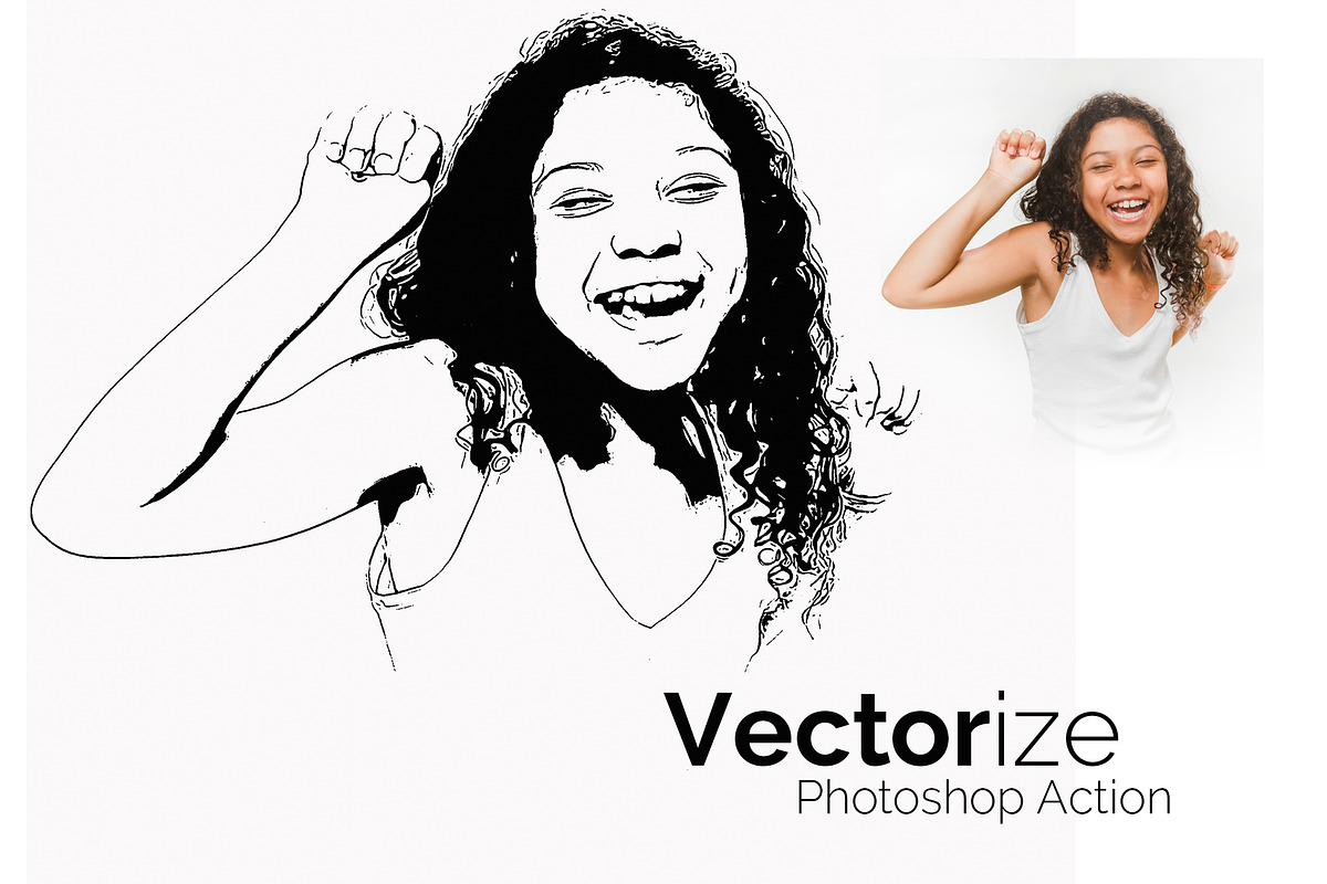 Vectorize Photo Effect, an Action Add-On by DesignCave (Photo 1 of 6)