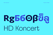 HD-Koncert, a Sans Serif Font by Holdon Type (Thumbnail 1 of 21)