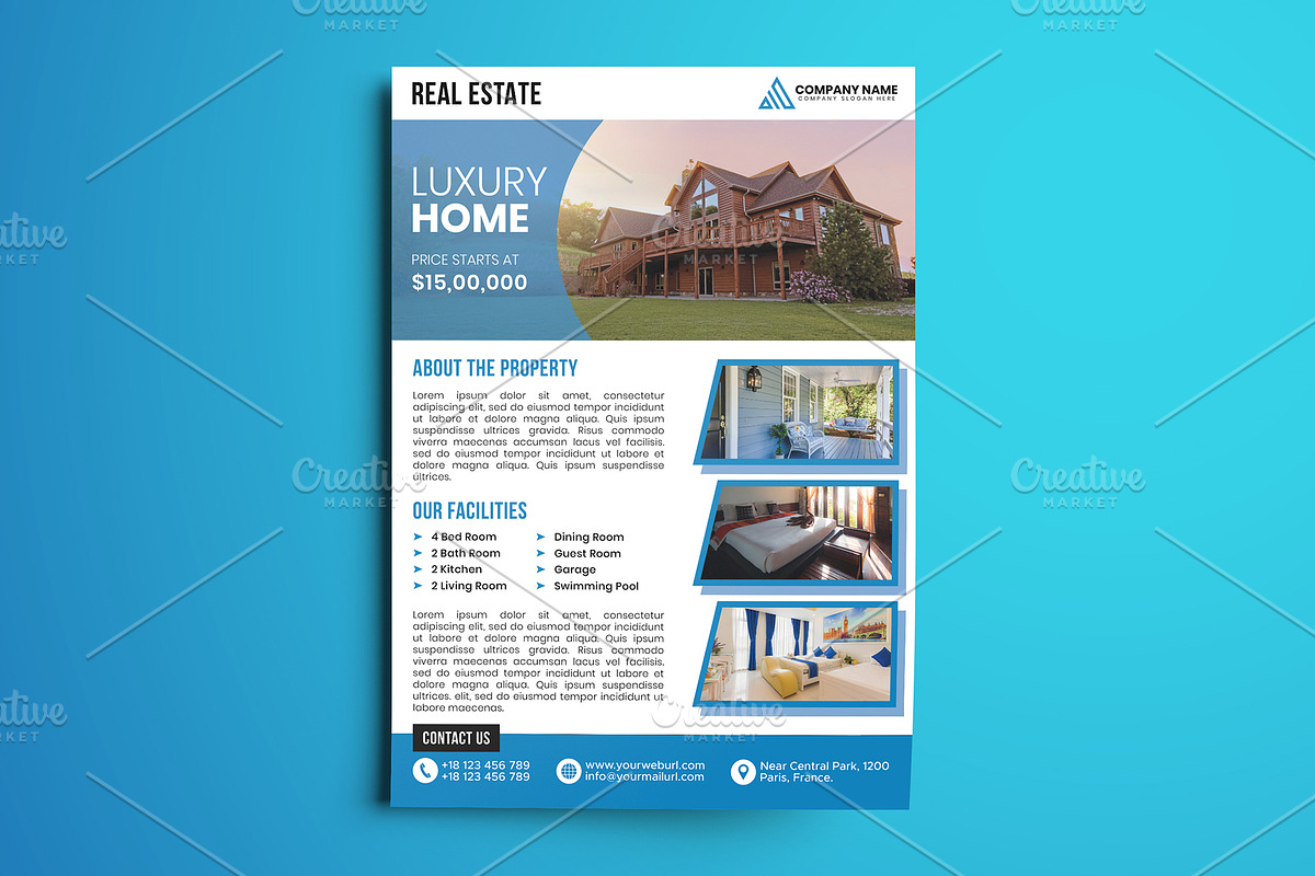 Creative Modern Flyer Template, a Flyer Template by MG Graphics (Photo 2 of 7)