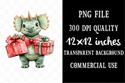 Dino Birthday Clipart Bundle, an Illustration by Designking (Thumbnail 4 of 5)