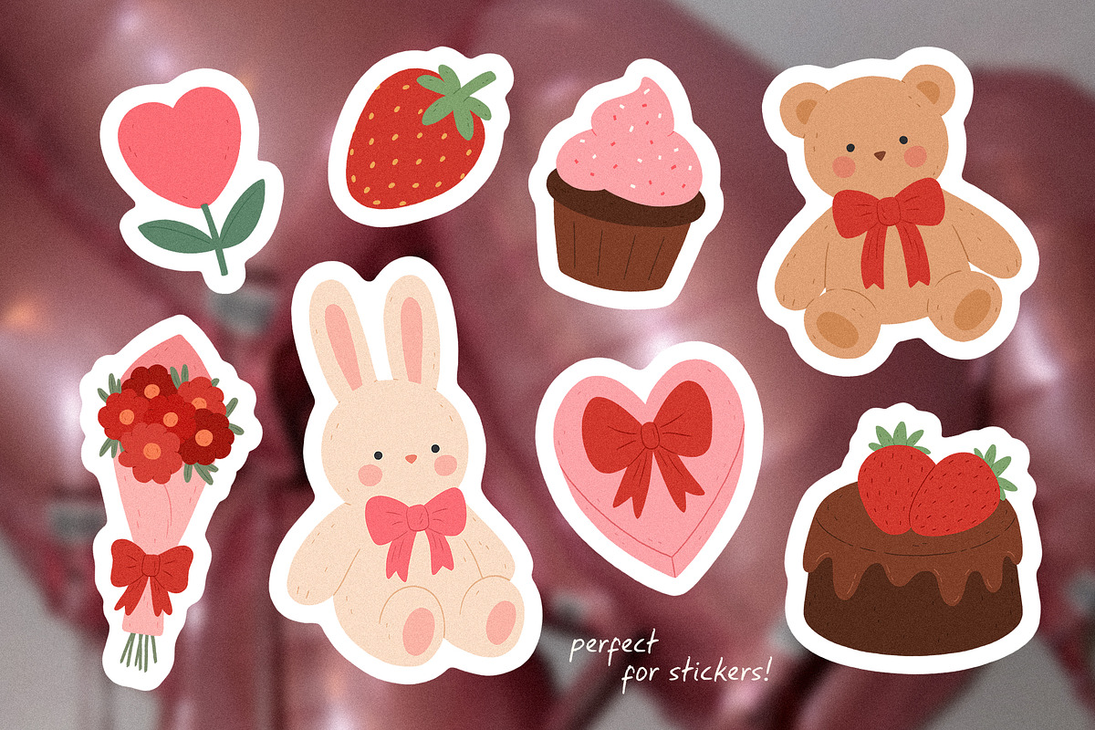 Sweet Whimsy: Cute PNG Illustrations, an Object Graphic by Dina Mae (Photo 5 of 12)