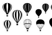 hot air balloon silhouettes, an Illustration by Amazin_art (Thumbnail 15 of 31)