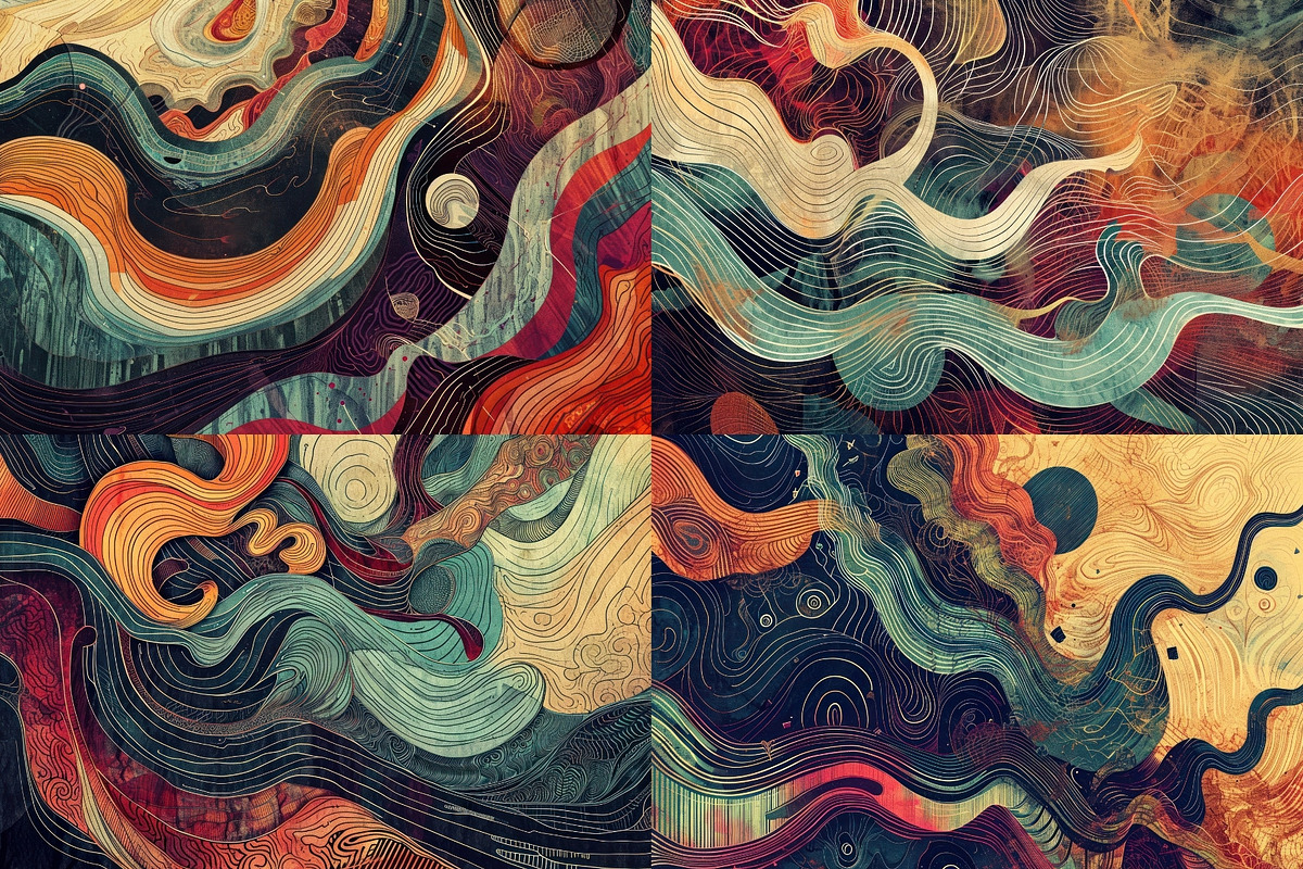 16 Harmony Sound Wave Illustrations, a Background Graphic by HipFonts (Photo 4 of 5)