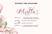Alestha Butterfly, a Handwritten Font by Yoga Letter (Thumbnail 5 of 7)