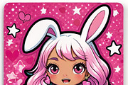 Kawaii Girl Stickers & Illustrations, an Illustration by ETARA by Mea Hau (Thumbnail 10 of 16)