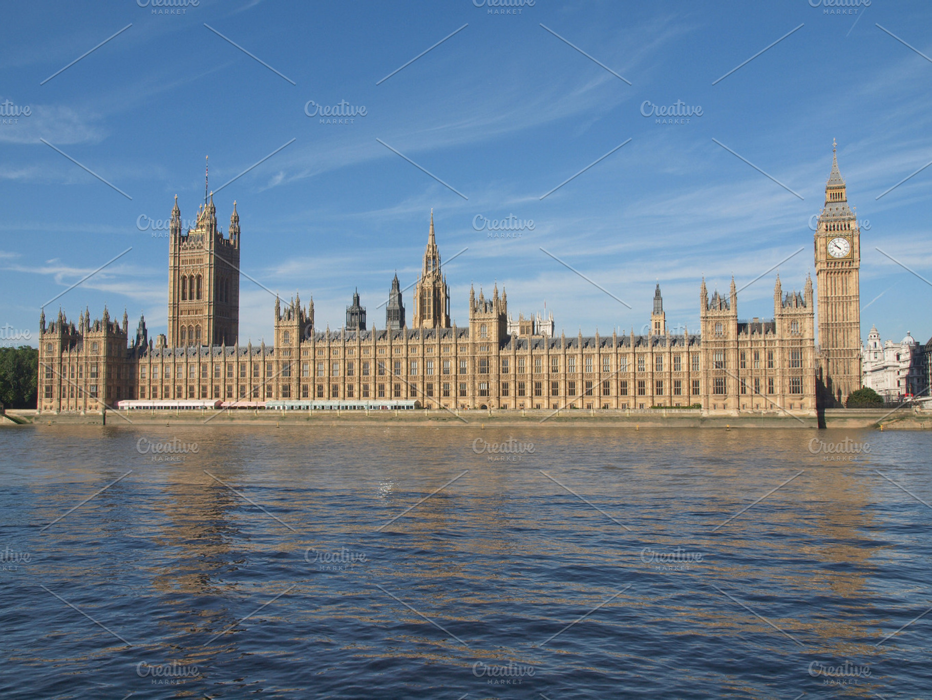 Houses of parliament in london containing houses of parliament, westminster