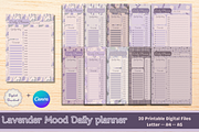 Lavender Digital Daily Planner, a Templates & Theme by STUDIO CHOTI (Thumbnail 1 of 6)