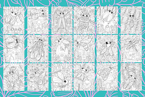 Bugs And Insects Coloring Book