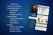 One Page Media Kit in Navy Blue [A], a Templates & Theme by ProductiveandFree (Thumbnail 4 of 11)