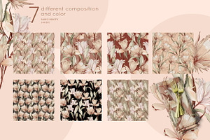 DRY FLOWERS Pattern Collection