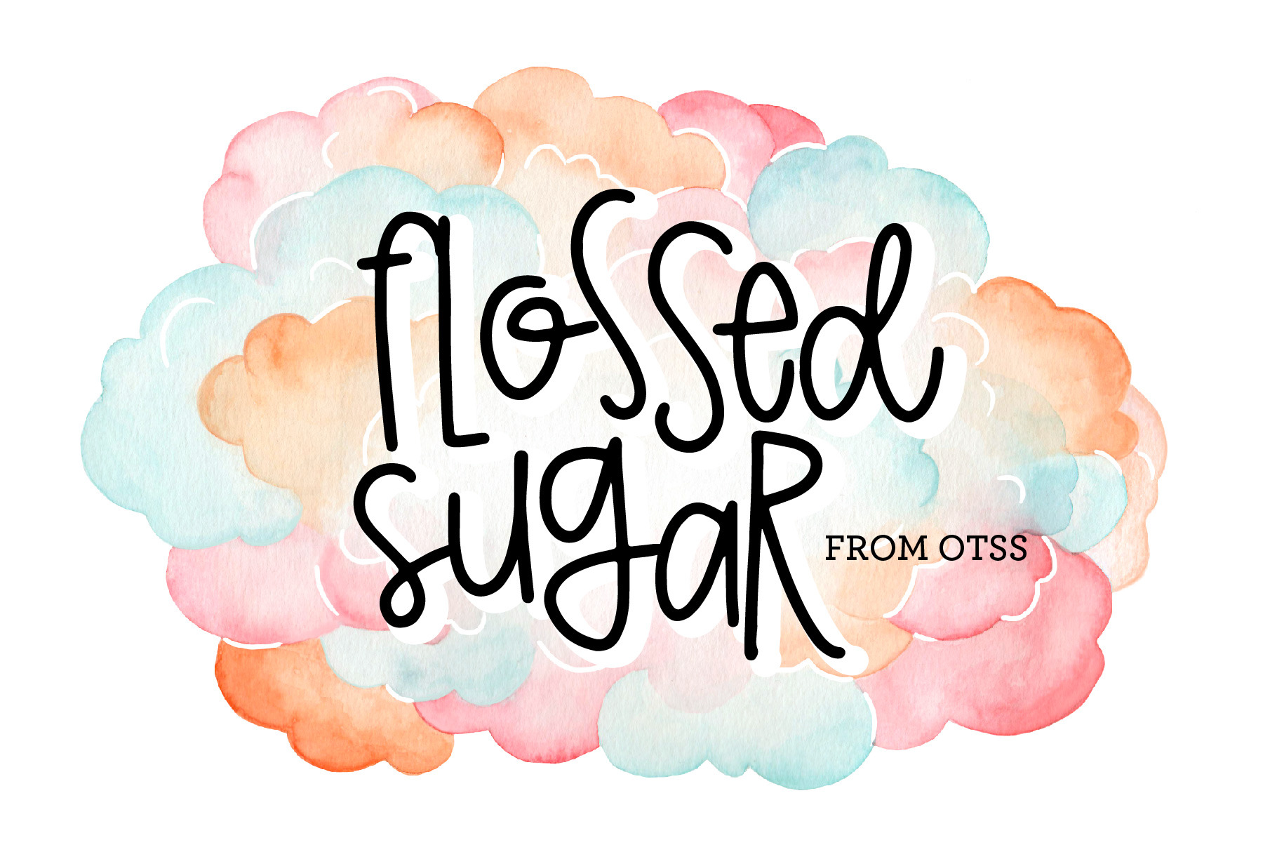 Flossed Sugar, a Font by OnTheSpotStudio