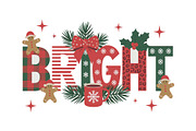 Holly Christmas Quote Decor SVG, an Object Graphic by yasushie (Thumbnail 14 of 16)