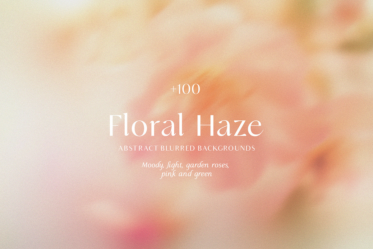 Floral blurry background overlay set, a Background Graphic by Grace Noboa Illustrations (Photo 1 of 12)