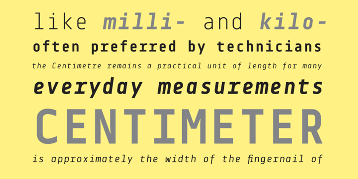 Centima Mono, a Font by TipografiaRamis (Photo 3 of 5)
