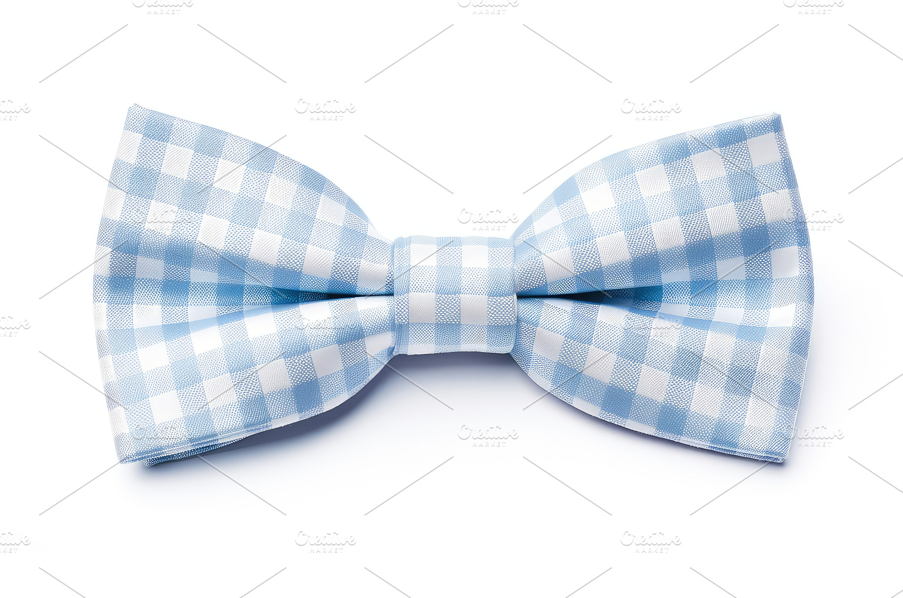 charm baby blue gingham ai generated, a Beauty & Fashion Photo by pikepicture