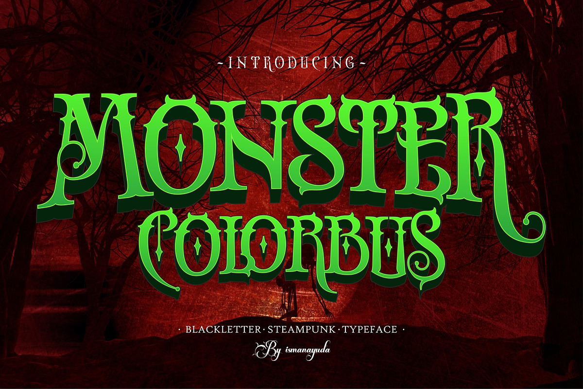 BUNDLE FONT FRAME ORNAMEN, a Blackletter Font by ismanayuda (Photo 3 of 21)