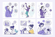 Smart Finance – Fintech Illustration, a Finance Illustration by ZP Design (Thumbnail 2 of 6)