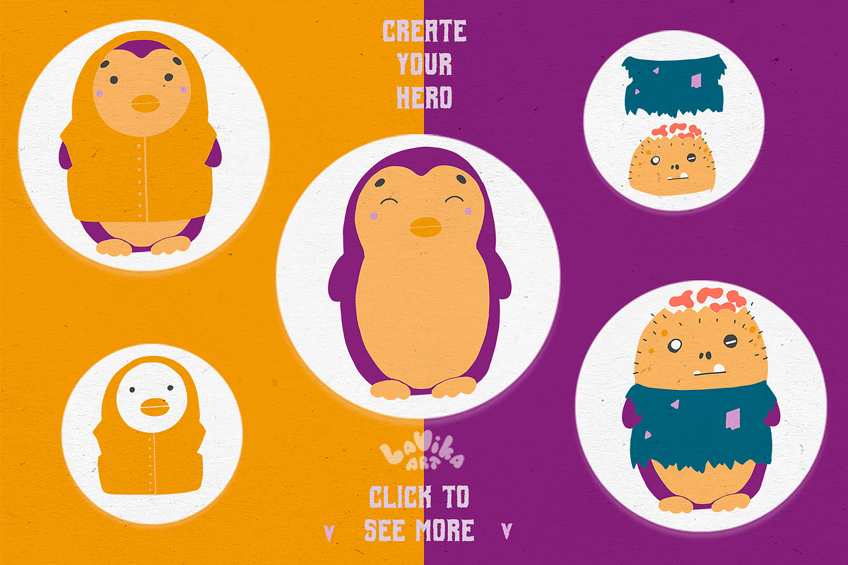 Character creator - Fall holidays, an Animal Illustration by LaVika (Photo 4 of 11)