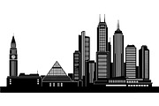 City Skyline Silhouette Bundle, an Object Graphic by Creativeshirt (Thumbnail 15 of 20)