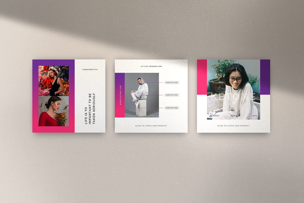 KETONE - Social Media KIT Bundle, a Social Media Template by Dirtytemp Studio (Photo 12 of 14)
