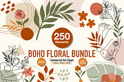Boho Floral Collection, a Decorative Illustration by Adora ARTS (Thumbnail 1 of 12)