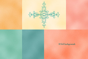 Damask Elements & Seamless Patterns