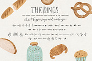 The Freshly Baked Font Trio & Dings, a Script Font by Nicky Laatz (Thumbnail 15 of 24)