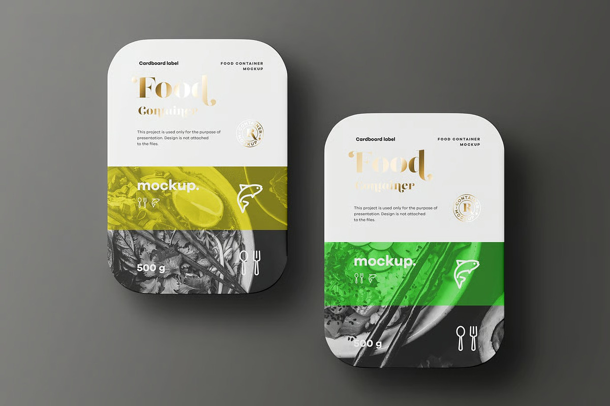 Food Container Mock-up, a Packaging Mockup by zippypixelstudio (Photo 9 of 16)