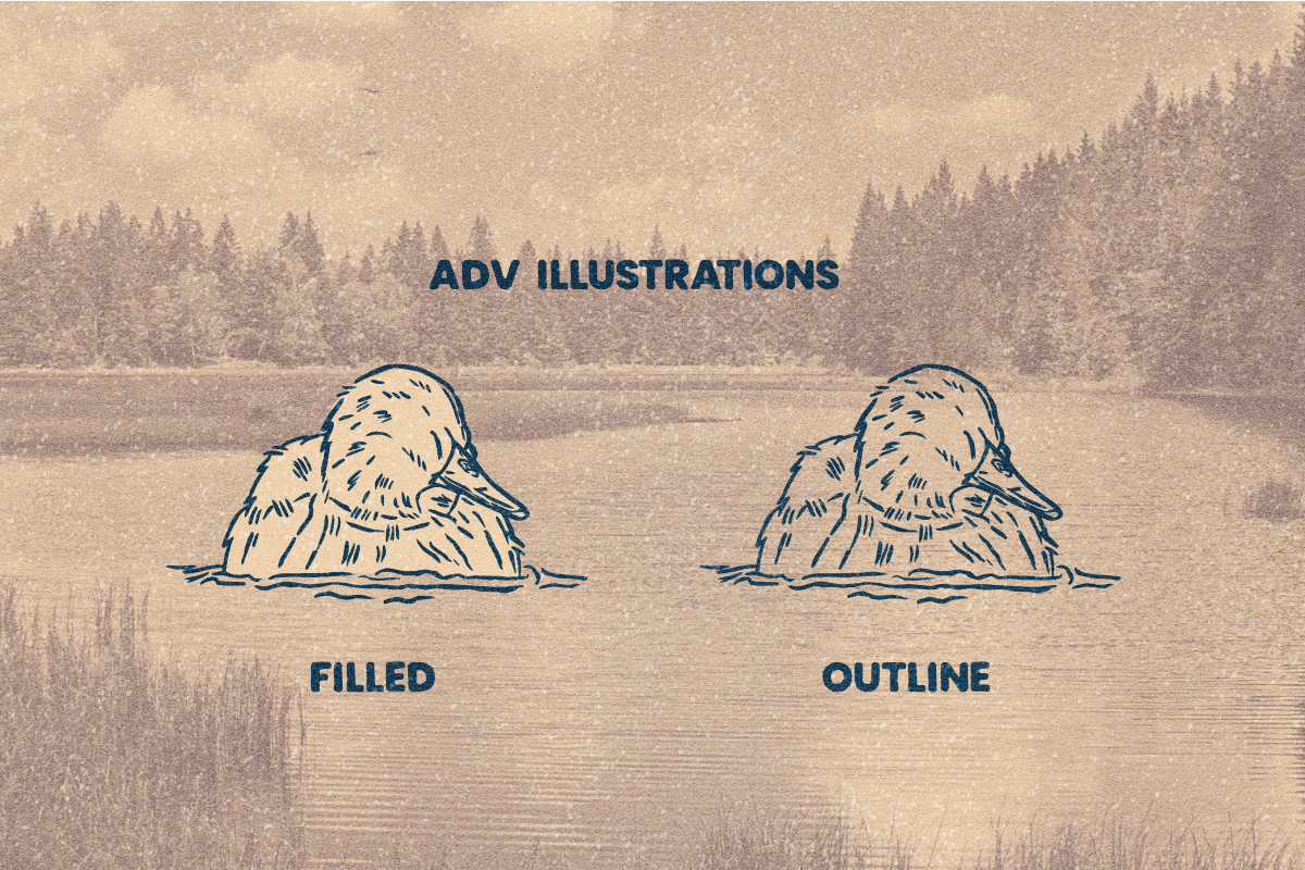 Rulisa Vintage Font and Illustration, a Sans Serif Font by Luthfi Works (Photo 3 of 5)