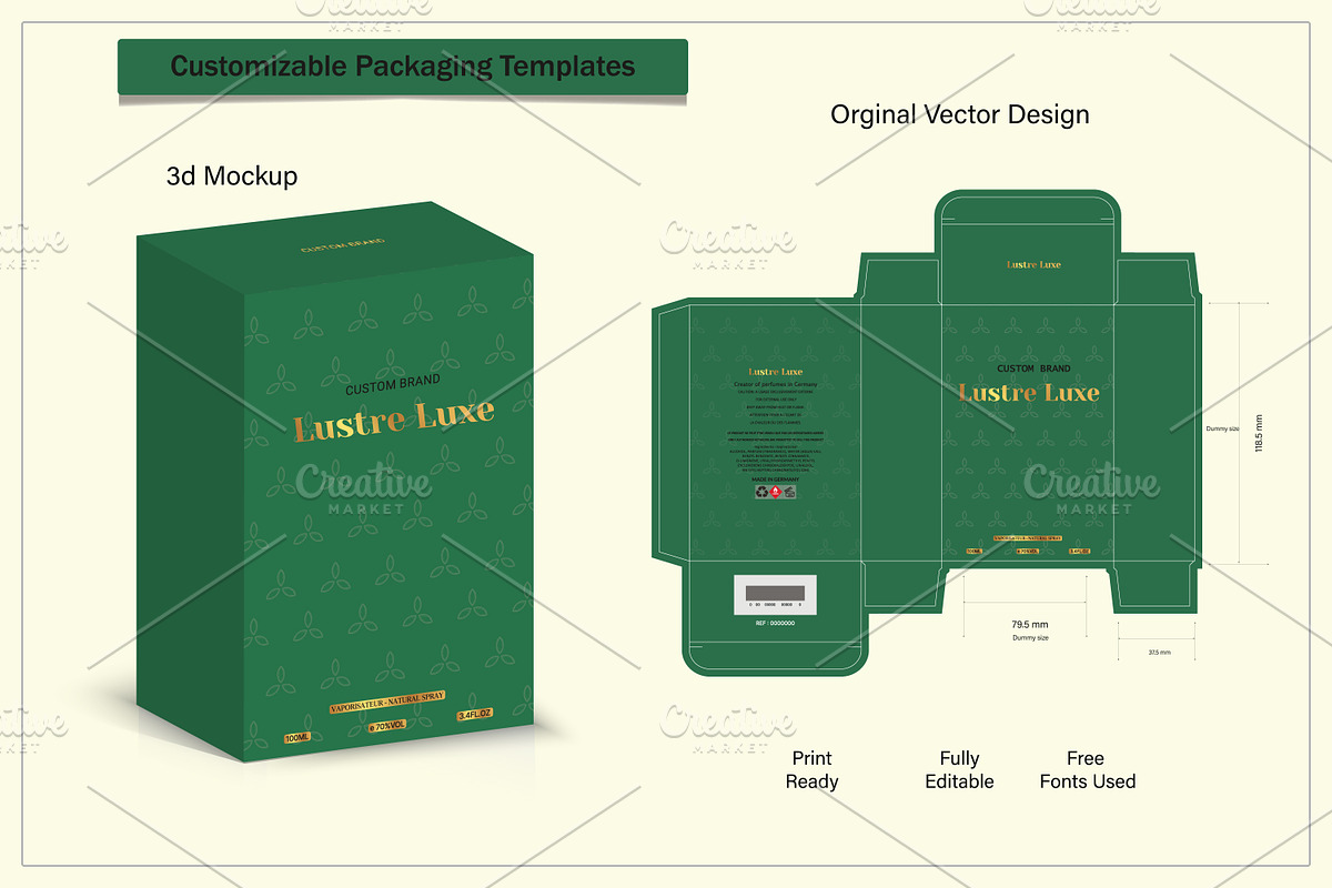 Box design luxury products for perfu, an Object Graphic by sumonuix (Photo 2 of 2)