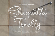 Shaquetta Torelly, a Handwritten Font by Integritype Studio (Thumbnail 1 of 15)