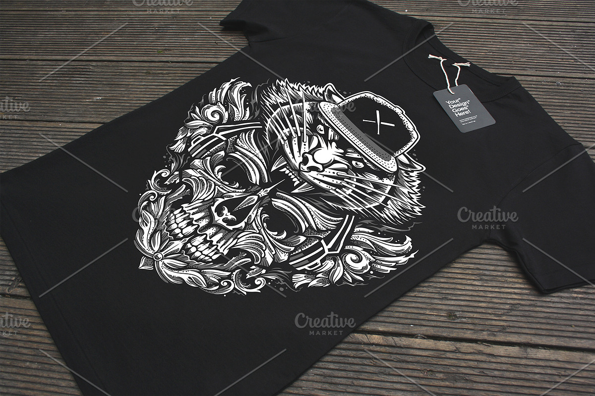 Brutal Musical Print Design | Vector, a Decorative Illustration by Vecster (Photo 6 of 6)