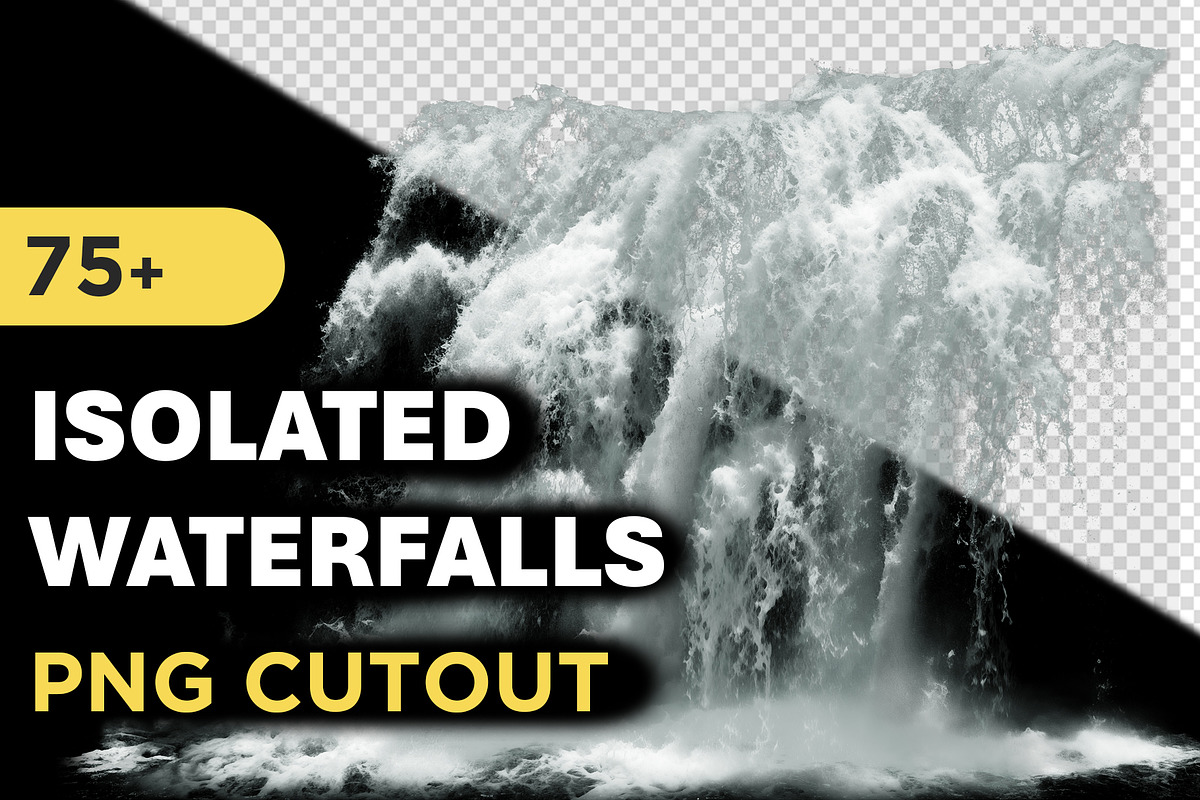 75+ PNG Cutout Waterfalls, an Object Graphic by Mikel Blazgad (Photo 1 of 9)