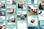 Yoga Social Media Post Templates, a Social Media Template by BoontenStudio (Thumbnail 4 of 7)