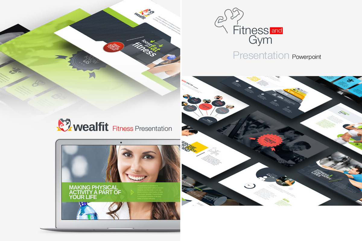 Fitness & Gym Powerpoint Template preview 3